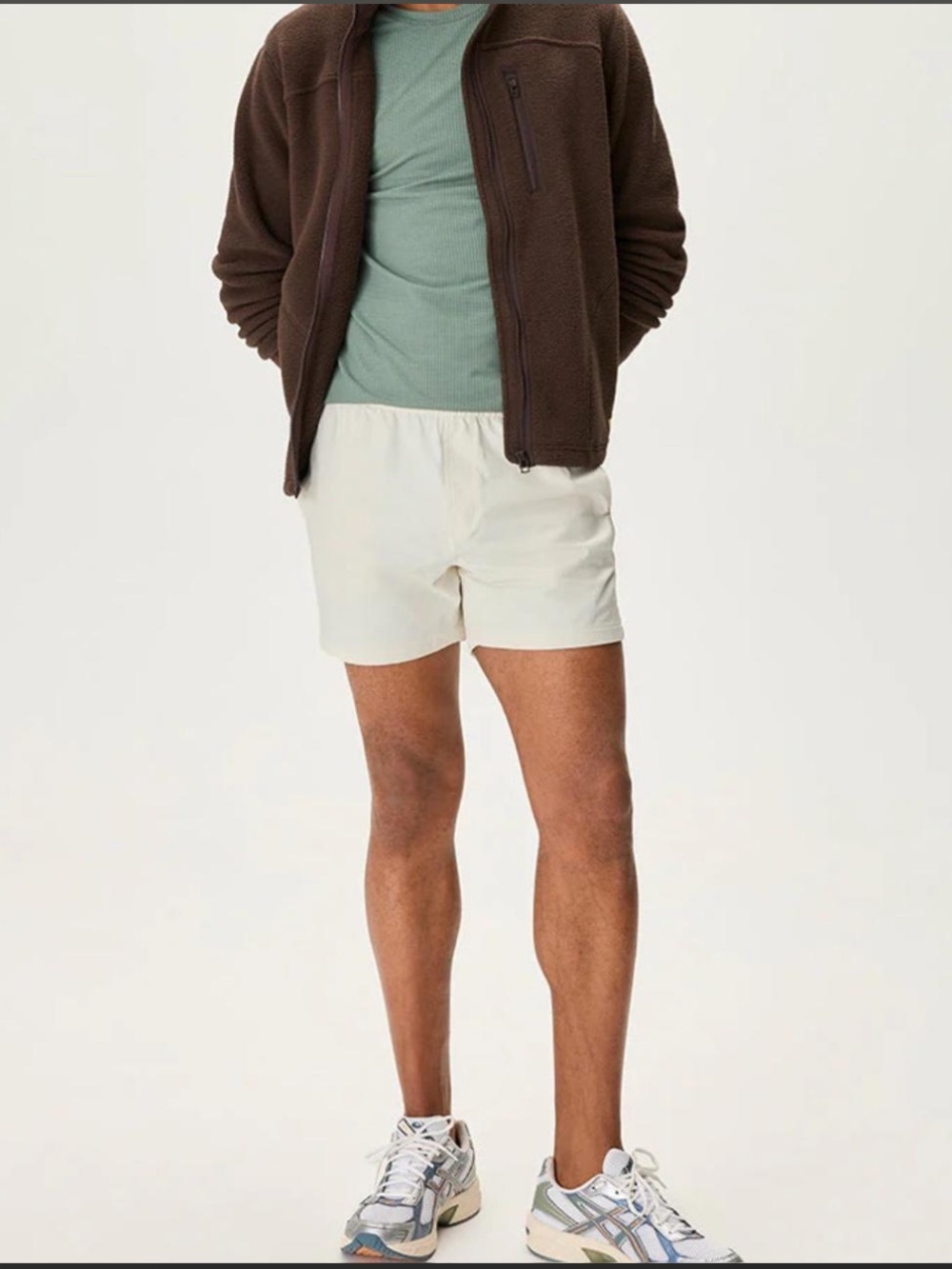 Men’s Outdoor Voices 7 inch RecTrek Shorts in Bone